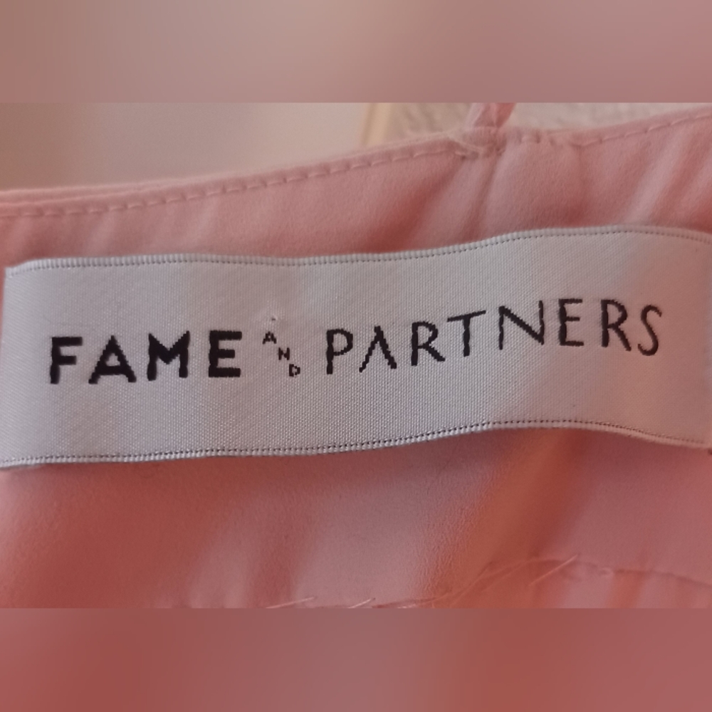 Fame & Partners x Free People 12 Megan Side Cutout Maxi Dress Gown Blush Pink - Picture 8 of 16
